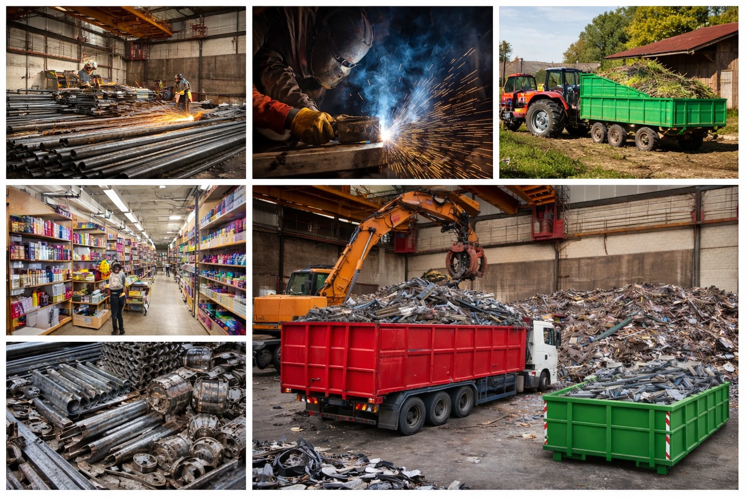 Raccolta e gestione rottami ferrosi per attività industriali, artigianali, agricole e demolizioni